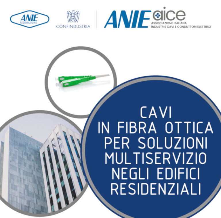 Brochure “Cavi in fibra ottica per soluzioni multiservizio negli edifici residenziali” Brochure “Cavi in fibra ottica per soluzioni multiservizio negli edifici residenziali”