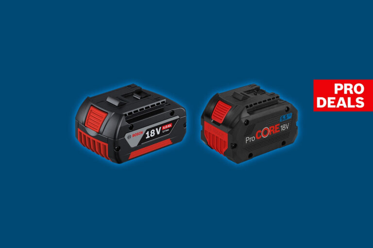 Campagna promozionale BOSCH professional “PRO DEALS” – batteria extra in omaggio acquistando utensili professional a batteria da 18v!
