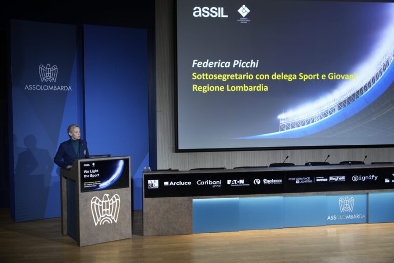 ASSIL/ILLUMINAZIONE SMART: NECESSARIA SVOLTA SOSTENIBILE PER GLI IMPIANTI SPORTIVI ITALIANI