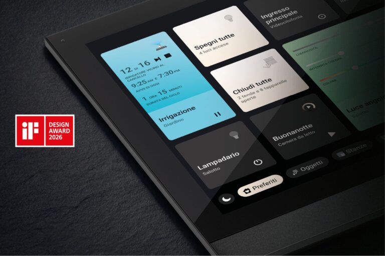 I nuovi Touch View di Vimar si aggiudicano il premio internazionale iF Design Award 2026